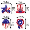 Wholesale American Independence Day Party Decoration Spiral Flags Bunting Hanging Decorations Holiday Party Arrangement Paper Materials