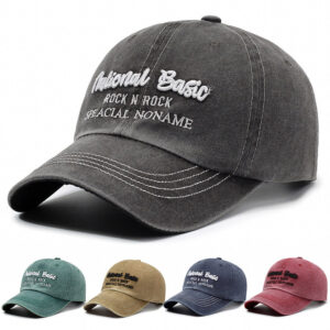 Wholesale European and American Retro Baseball Cap Trendy Letter Couple Cap Fashion Washed Denim Outdoor Sunshade Casual Hat