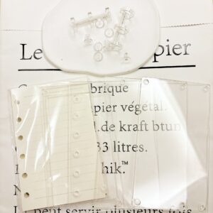 A7-transparent shaker book (with inner pages and buckles)