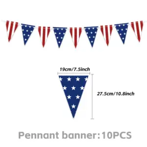 Triangular Flags 10PCS(A)