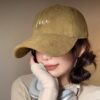 oly-39ec8df27c9323a6f98ee72595ac17f9 Wholesale Japanese Style Sanding Big Head Simple Fashion Cap Men's Large and Deepened Face Small Casual All-match Baseball Cap Women