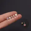 Wholesale 316L Stainless Steel Ear Cartilage Rings & Studs Geometric Waterproof Non Tarnish Surgical Steel