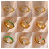 oly-3a42915f6f04a20325b87d3af887cb6d Wholesale selling zircon ring ins female fashion design feeling 18K gold plated ring ring ring jewelry rings