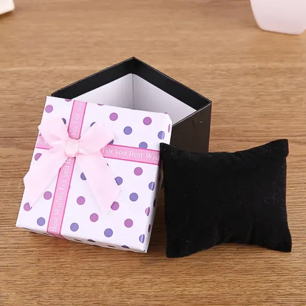 Wholesale Empty Box Butterfly Knot Jewelry Packaging Box Bracelet Watch Gift Box Three Eight Festival Special Offer UV Craftsmanship