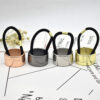 Wholesale metal horse tail buckle all-match hairband high-grade simple smooth hair tie jewelry hair ring head rope