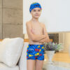 oly-3a796759031b0df1fbeb39ad86107f4f Wholesale Children's Swimming Trunks Swimming Cap Two-piece Set Boys' Middle and Big Children Teenager Split Swimsuit suit