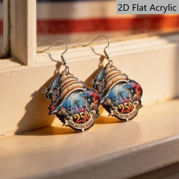 Wholesale Retro Conch Drop Earrings With White & Red Acrylic And 304 Stainless Steel Ear Pins For Women