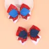 Wholesale Sweet Tassel Hairpin In Dark Blue Cloth, Perfect Hair Accessory For Summer And Independence Day