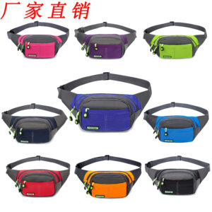 Wholesale Outdoor Mountaineering Multifunctional Men's and Women's Running Waist Bag Leisure Travel Waterproof Money Collection Crossbody Chest Bag Wholesale Distribution