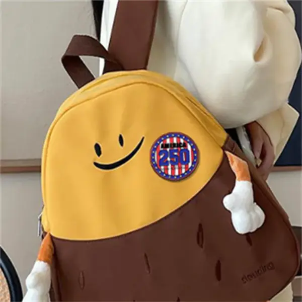 Wholesale United States Cartoon Pinback Badge Metal Pin Featuring Stamping Craft In Multicolor
