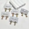 Wholesale Water Plated Imitation Gold Cherry 304 Stainless Steel Earrings For Women New Fashion Elegant Stud Earrings Circle For Shopping