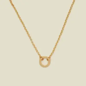 round Pearl Chain Open End Ring Original Version 1:1