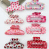 oly-3b22b86e1733dd3ff430d92ea1a81c32 Wholesale Sweet Valentine's Day Heart-shaped Hairpin Cute Red Lip Clip Love Shark Clip Style Peach Tail Clip Hair Accessories Women