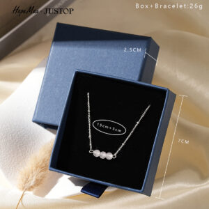 Pink crystal 925 silver plated bracelet [boxed]