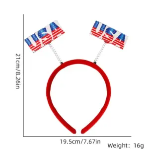 Double Usa Word Plate / Fan Headband