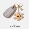 oly-3b564df56cd8872584a7905783363d01 Wholesale Sunflower Cute Cartoon Keychain Personality Ins Bag Pendant Key Chain Hanging Enamel Creative Gift