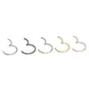 oly-3b5ace93cb3b8b824f008ab3ced5295a Wholesale Nose Rings & Studs Simple Style Circle 304 Stainless Steel Plating 18K Gold Plated Nose Pin