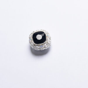 17mm square black