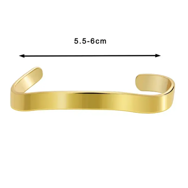 Wholesale Open Arrowhead Copper Bracelet Simple Design Trendy Minimalist Style Irregular Brass Heart Shape Handmade