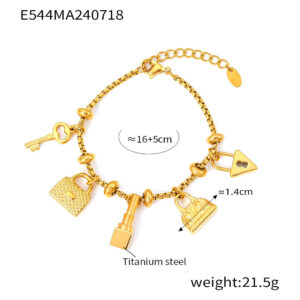 E544-Gold Bracelet