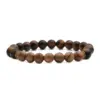 Wholesale Vacation Simple Style Geometric Tiger Eye Beaded Bracelets In Bulk