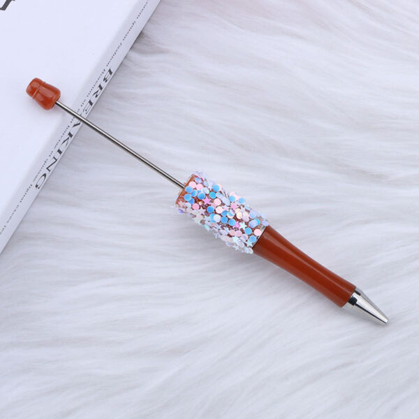 oly-3bc6fa256d03e48144f839b0377028c4 Wholesale DIY sequins beaded pen wholesale five-pointed star sequins creative cute beaded ballpoint pen stickers diamond cute pen