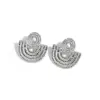 Wholesale 304 Stainless Steel Starfish PVD Coated Real Gold Plated Handmade Romantic Shiny Waterproof Non Tarnish Surgical Steel Frill Drop Earrings