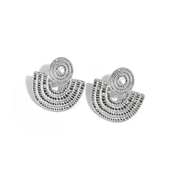 Wholesale 304 Stainless Steel Starfish PVD Coated Real Gold Plated Handmade Romantic Shiny Waterproof Non Tarnish Surgical Steel Frill Drop Earrings