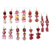 oly-3c277e36f98229376376916b0bfe7e2a Wholesale Romantic Valentine's Day Earrings Pink Love Rose LOVE Cupid Bear Simple Distinctive Earrings