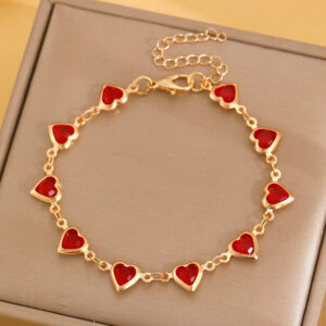 Kc gold red love bracelet 4940