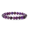 Wholesale Retro Solid Color Beaded Natural Stone Bracelets