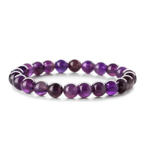 Wholesale Retro Solid Color Beaded Natural Stone Bracelets
