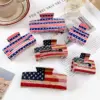 oly-3c7254752800e0e45aa436548ddae94c Wholesale Retro Simple Style Women's American Flag Acrylic Hair Claws