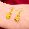 Wholesale Jewelry ladies love earrings Vietnam sand gold women tassel earrings wholesale love earrings