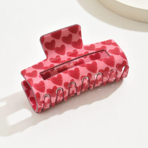8cm love hairpin-red / Acrylic