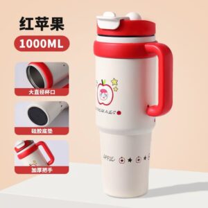 Ice pa cup 316-red apple 1000ml / Single cup with pattern
