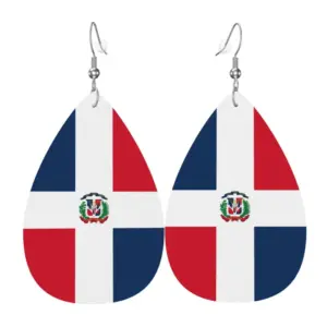 Beautiful National Flag Earrings【05】 / Source Factory【Same-day Shipping】