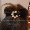 Wholesale High-grade Rose Grab Clip Women's Elegant Fashion Ponytail Clip Half Grab Hairpin All-match Headwear
