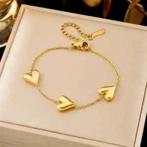 【5142】Light Luxury Three Hearts