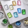 oly-3cf73a4b1bbca84c58da9d38bf28b268 Wholesale Explosive manicure ultra-thin South Korea large bright piece Internet red hexagonal flash gold and silver fine glitter manicure nail accessories