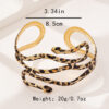 Wholesale 1 Piece Fashion Personality Metal Leopard Irregular Snake Arm Ring Women Wear for Multiple Occasions