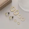 Wholesale Heart Shape Stud Earrings For Women In Copper With Purple Zircon Inlay