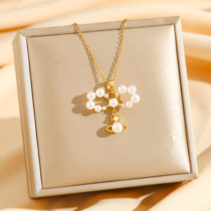 8560 golden pearl tassel saturn