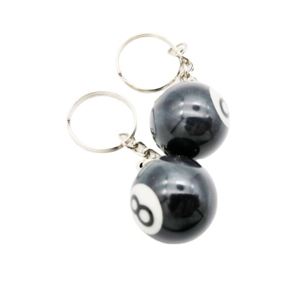 oly-3d49a53d4231aa8f6f7f043bd5f9e4bf Wholesale Explosions Jewelry Pendant Halloween Alloy Ghost Hand Keychain Bag Buckle Robot Black 8 Billiards