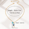 oly-3d5ad1debc7bb34bbb9427fe35e8b7e9 Wholesale 1 Fashion Trend Marine Life Oil Drop Blue Fish Koi Pendant Necklace Women's Vacation Wear