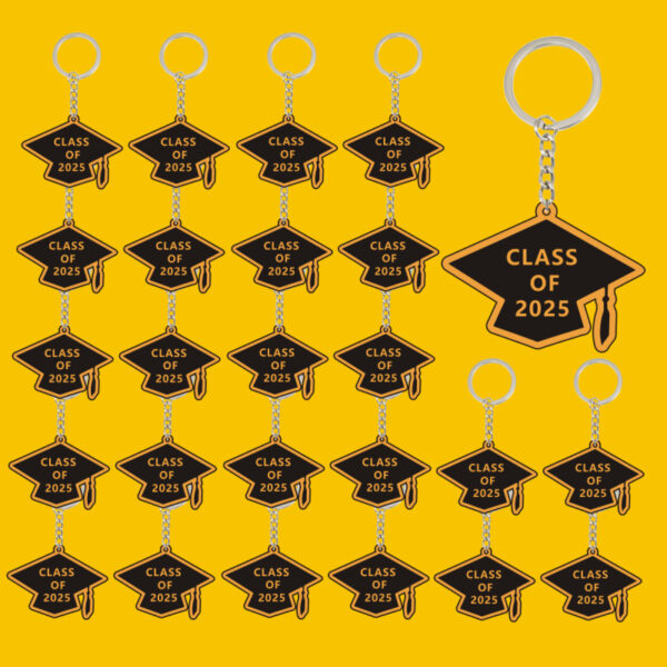 oly-3d7a4aed9635d3356f00390d6c3c8285 Wholesale Graduation Season Bachelor's Hat Keychain Pendant Acrylic Flat Double-Sided Decorative Gift