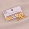 Wholesale Butterfly Flower Stainless Steel Earrings Rhinestone Heart Shaped Jewelry Elegant Cute Romantic Polished Finish For Women