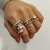 Wholesale 304 Stainless Steel Flower Ring High-end Vintage Ring Stainless Steel Jewelry Rings