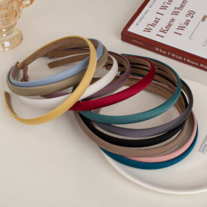 oly-3db5ff06bb631e0f48a0203f473ef2e2 Wholesale Casual Pure Color Versatile Headband for Girls, Retro Satin Thin Headband, Sweet Elegant Hairpin, Japanese and Korean Head Buckle Hair Accessories