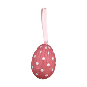 4*6cm paper-wrapped egg easter egg polka dot red 1 piece